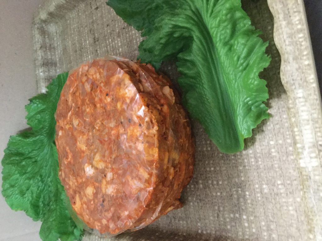 Maxi hamburger tipo ventricina pacco 4pz