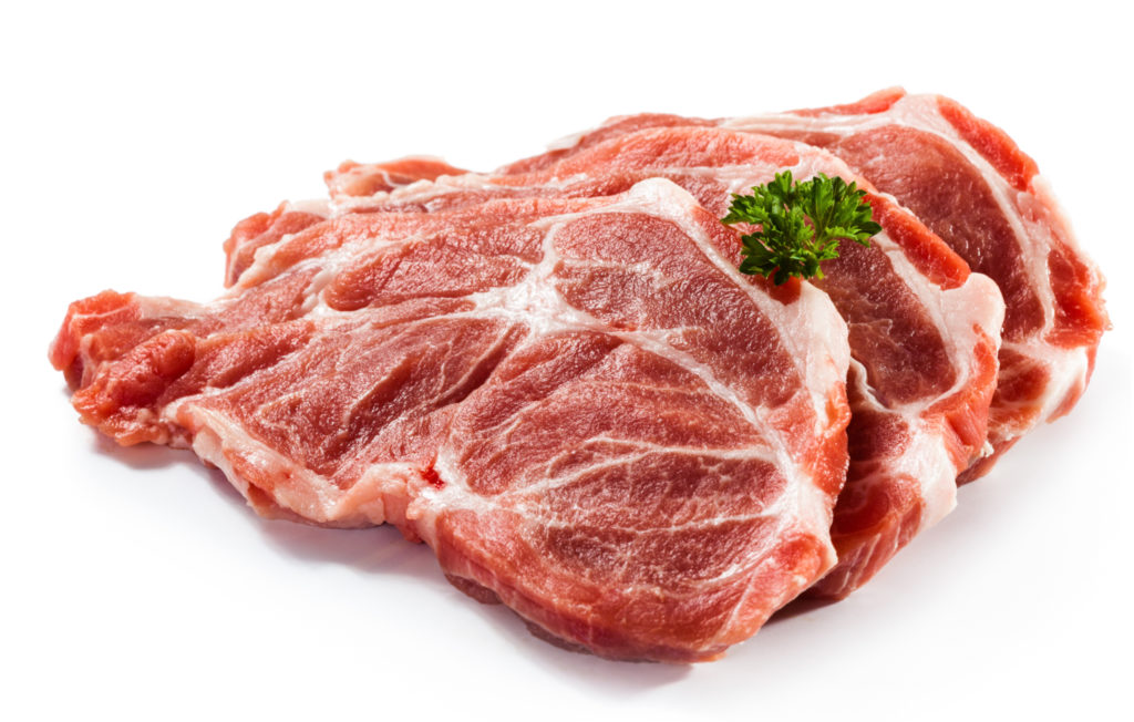 Bistecca  di collo di suino con osso 1kg