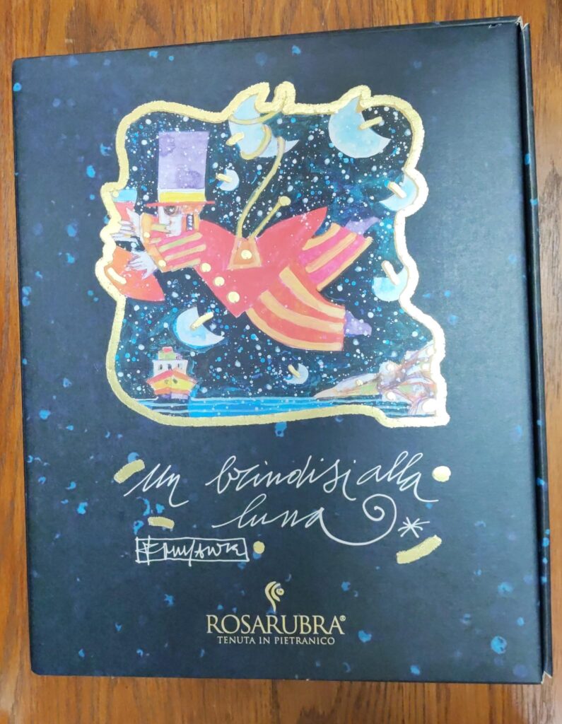 Confezione vini Rosarubra etichetta Musante