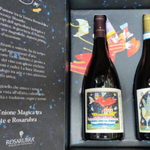 Confezione vini Rosarubra etichetta Musante