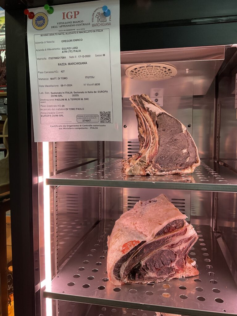 Lombo frollatura +60gg   I.G.P. vitellone bianco dell’appennino centrale(Marchiana)