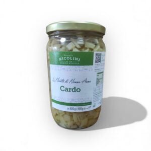 Cardo già pronto Azienda agricola fratelli Nicolini 600g netto 400g sgocciolato