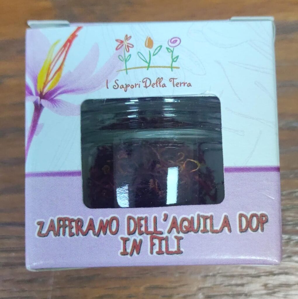 Zafferano dell’Aquila DOP in fili barattolino da 0,5g