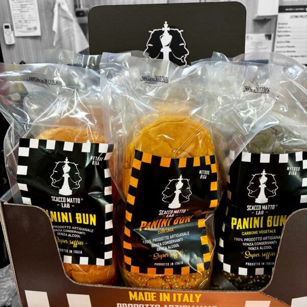 Panini Bun "SCACCO MATTO" 2x100g senza conservanti